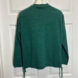 Pure Jill Forest Green Mockneck Sweater